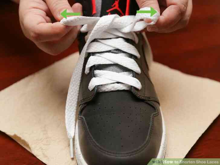 Image intitulée Raccourcir les Lacets de Chaussures de l
